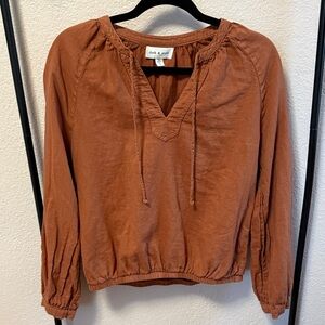Cloth & Stone Terracotta Blouse